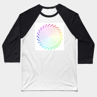 Spiral Prism Baseball T-Shirt